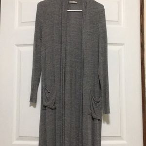 Zara long grey cardigan